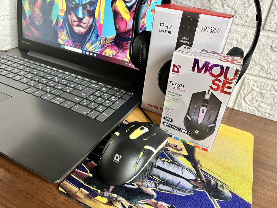 Игровой Lenovo + Nvidia MX + SSD + игры + комплект