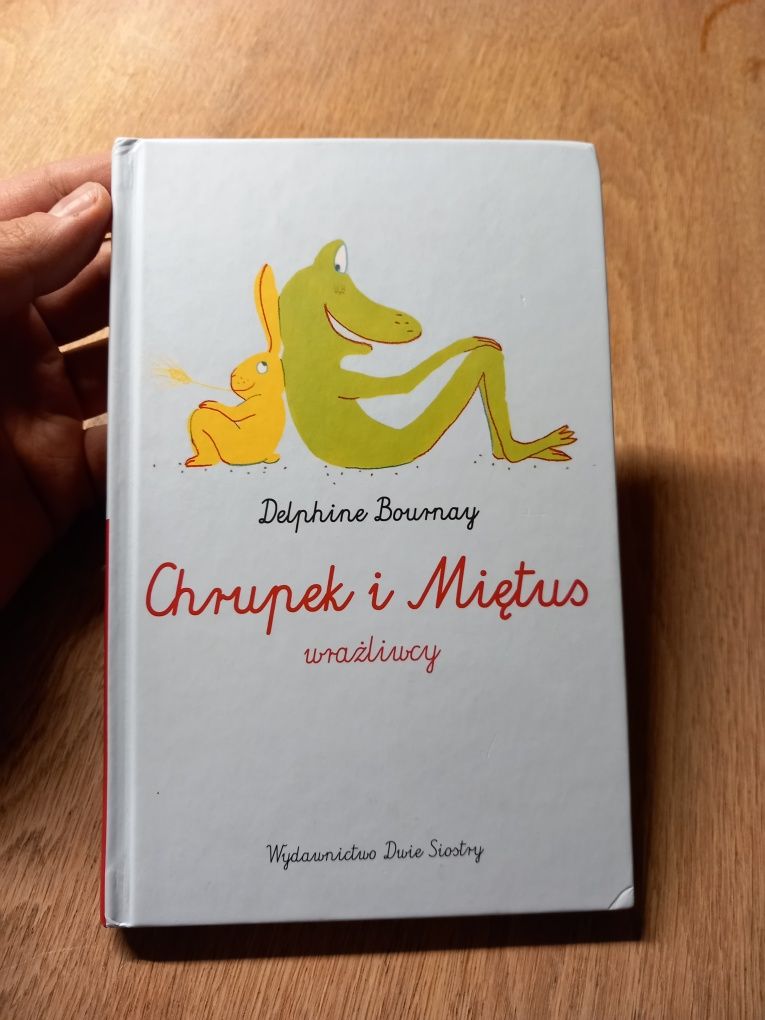 Książka "Chrupek i Miętus" Delphine Bournay Wojciech Mann Dwie Siostry