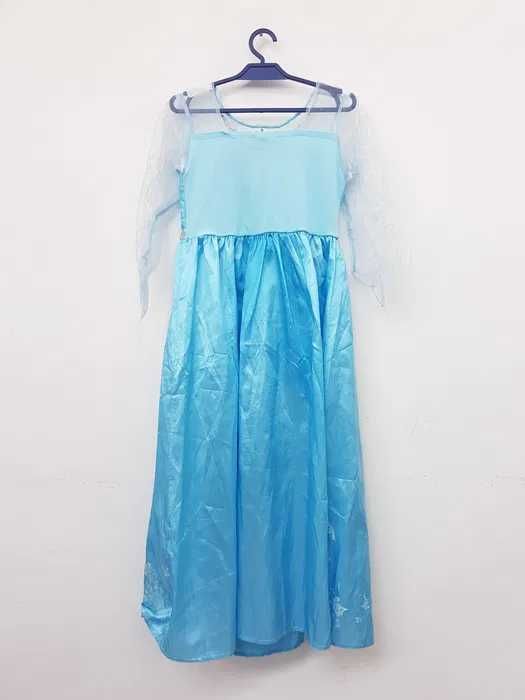 Sukienka przebranie Elsa Kraina Lodu rozmiar 122 - 128 cm. GP001