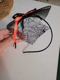 Opaska halloween bal karnawałowy pajęczyna
