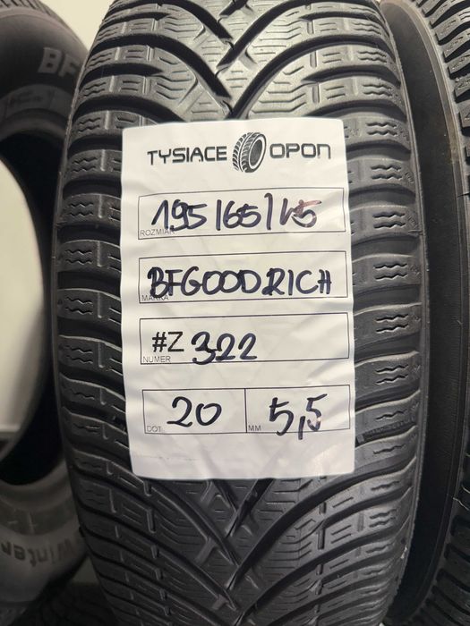 Opony Zimowe 195/65/15 BFGoodRich g-ForceWinter2 Komplet #Z322