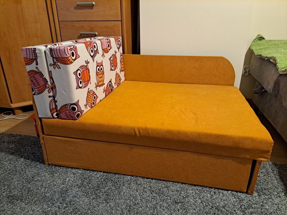 Łożko dziecięce pojedyncze rozkładane