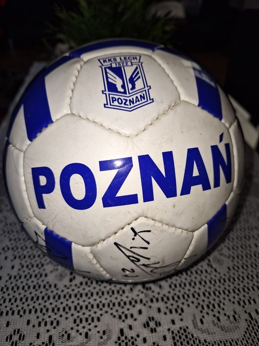 Piłka nożna Lech Poznań 2009/2010 autografy