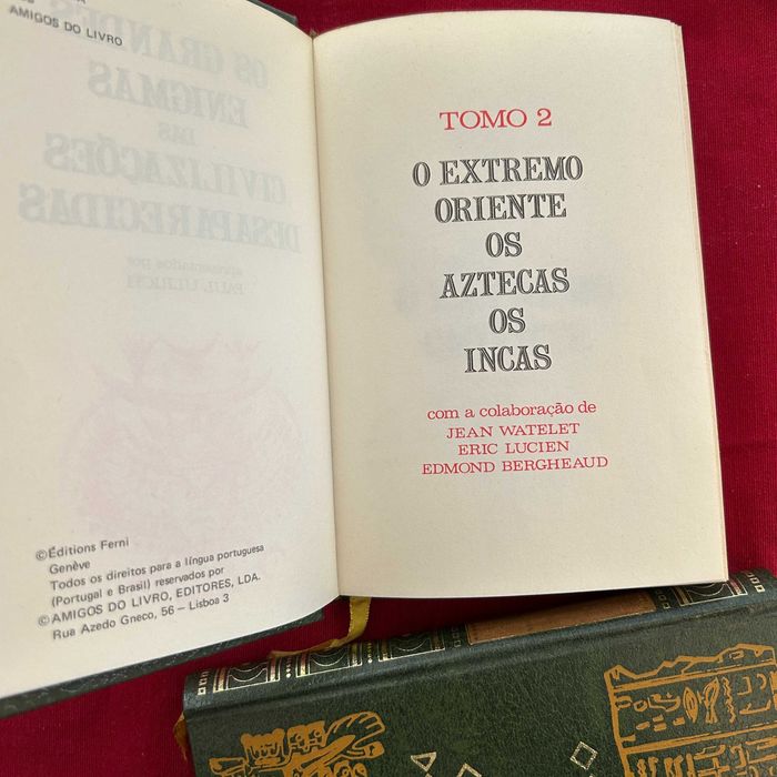 Os Grandes Enigmas das Civilizações Desaparecidas (Tomo I e II)