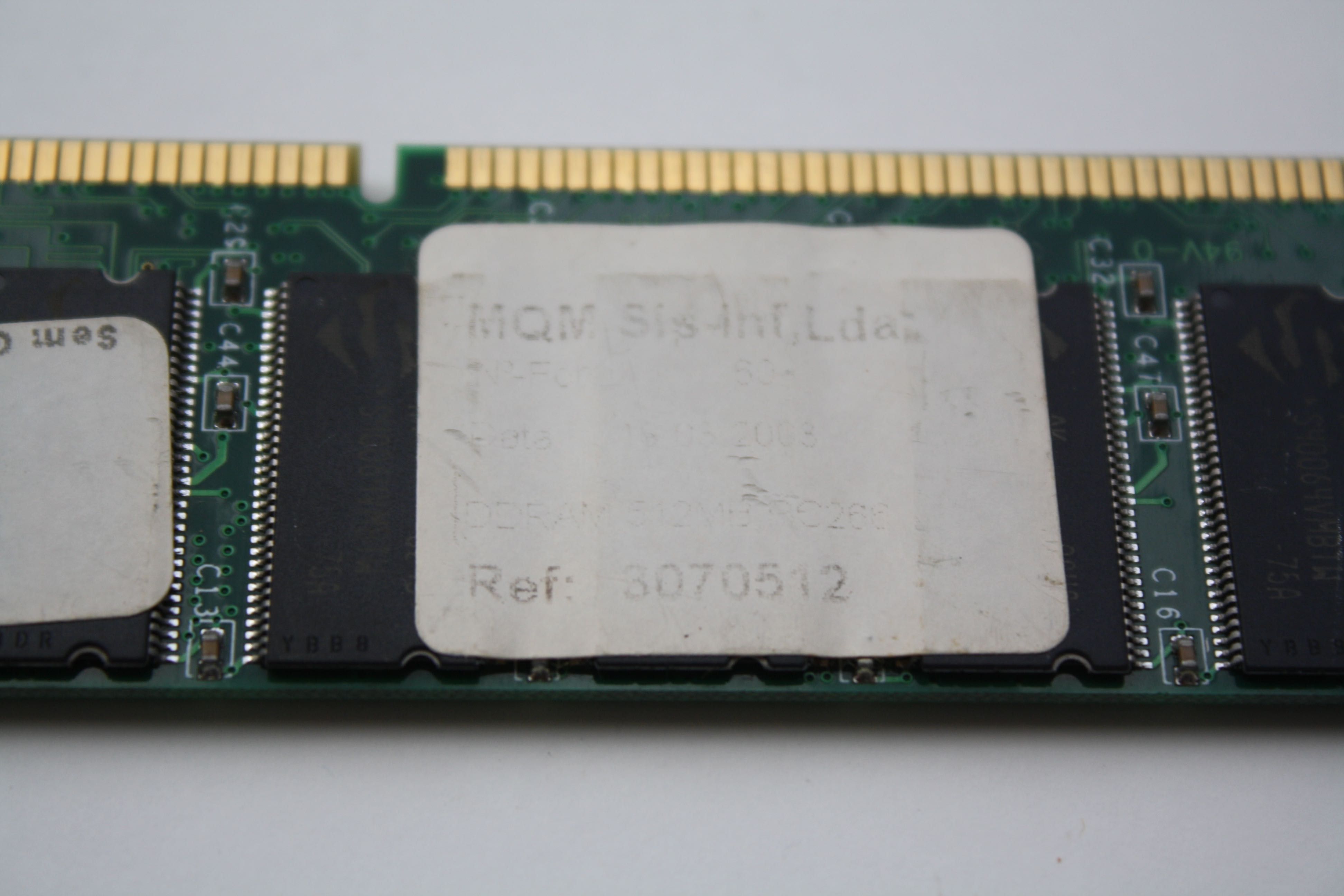 Memória RAM SPECTEK 512Mb DDR Pc2100