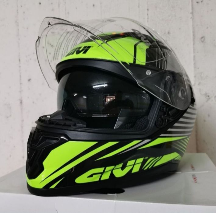 Capacete Integral Givi 50.6 Stoccarda Neon( NOVOS )