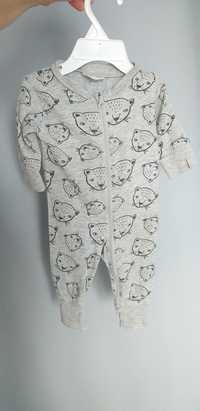 Pajac pajacyk piżama piżamka Lindex w tygrysy koty kotki 56