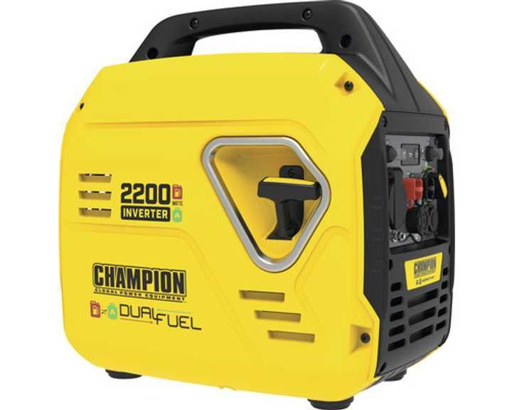 Генератор інверторний Champion 92001i-DF-EU двопаливний бенз газ 2200W