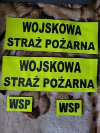 Naszywki WSP nomex wojskowa straż pożarna