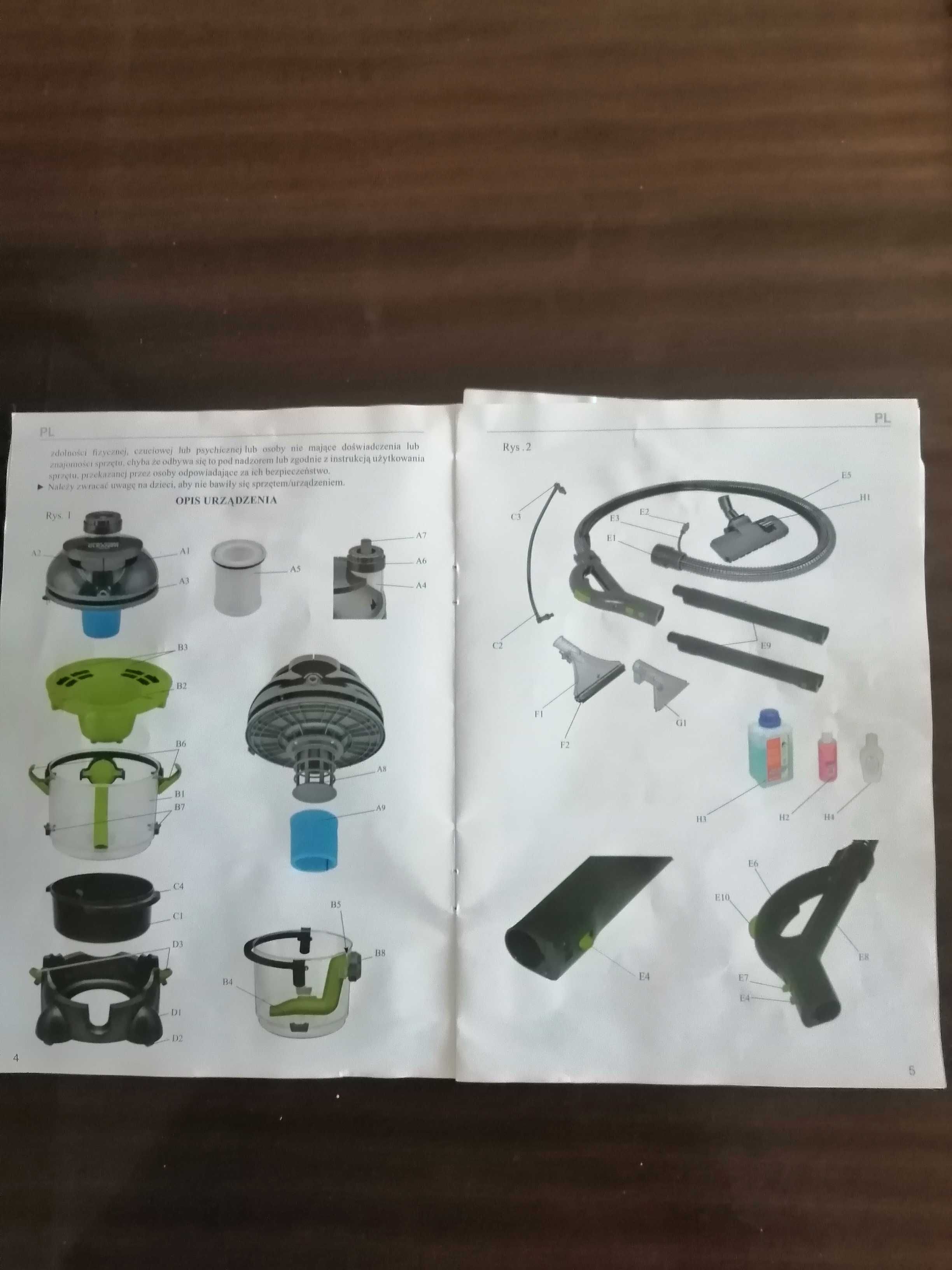 odkurzacz piorący Turbo Power Cleaner Marki Welmax