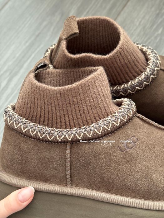 Original Australia UGG Tasman Platform Sock Dusted Cocoa