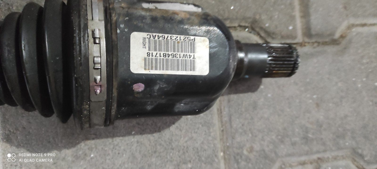 Полуось P52123739AС 68238841AD Jeep Cherokee 4-22 Compass ll Renegade