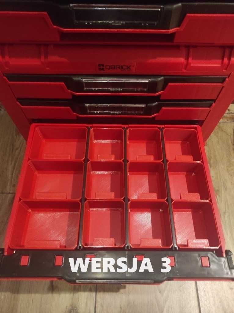 Akcesoria Qbrick System PRO Drawer 3 lub 3 Dodatkowe pojemniki