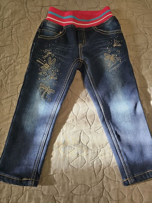 Джинсові штанішки для дівчинки
