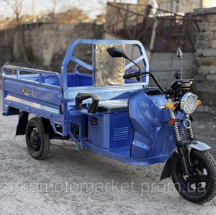 Грузовий електротрицикл дозер модель 2  DOZER 1200w грузовой