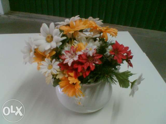 Vasos (10) - dois com flores