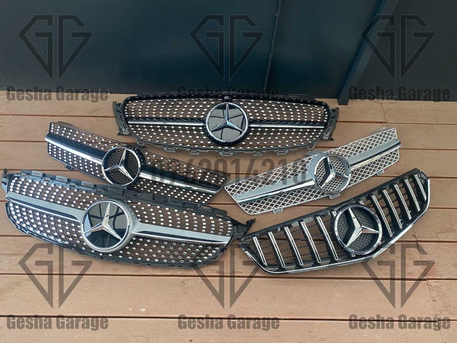 Нові решітки решітка радіатора мерседес w204w205c207wx156w166w906w907