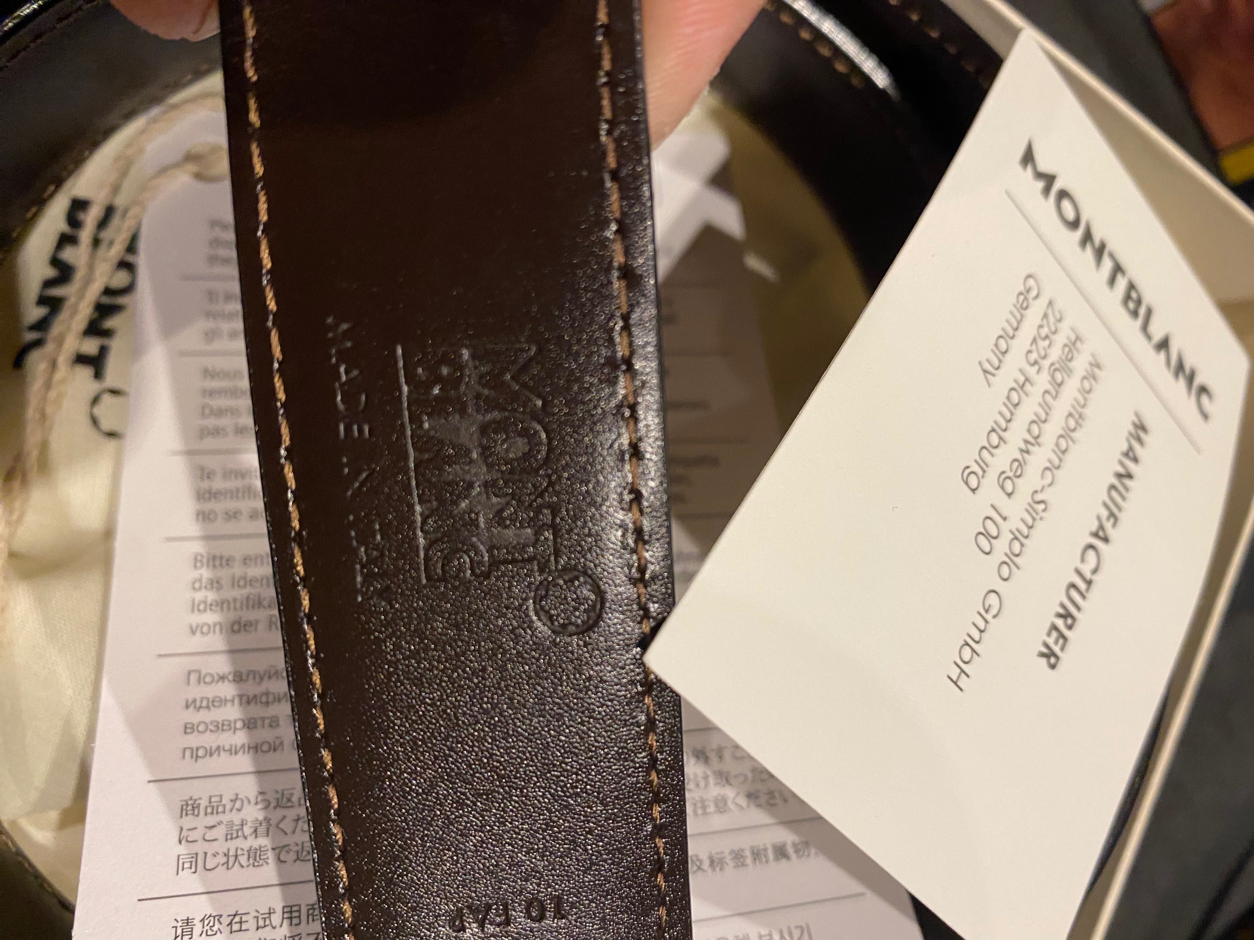Cinto Montblanc - original Novo