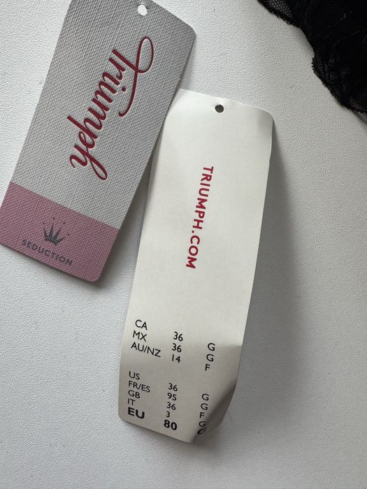 Nowy czarny biustonosz Triumph