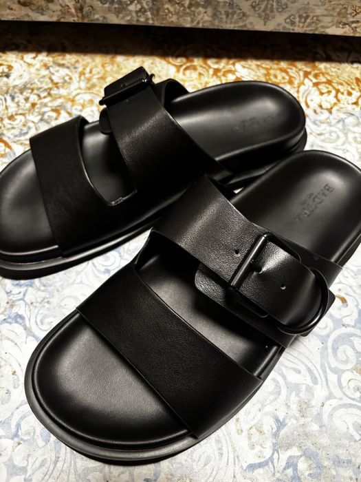 Klapki skórzane Badura