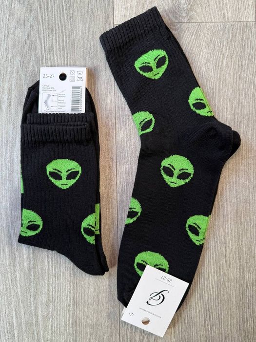 Шкарпетки з принтом з турецької бавовни