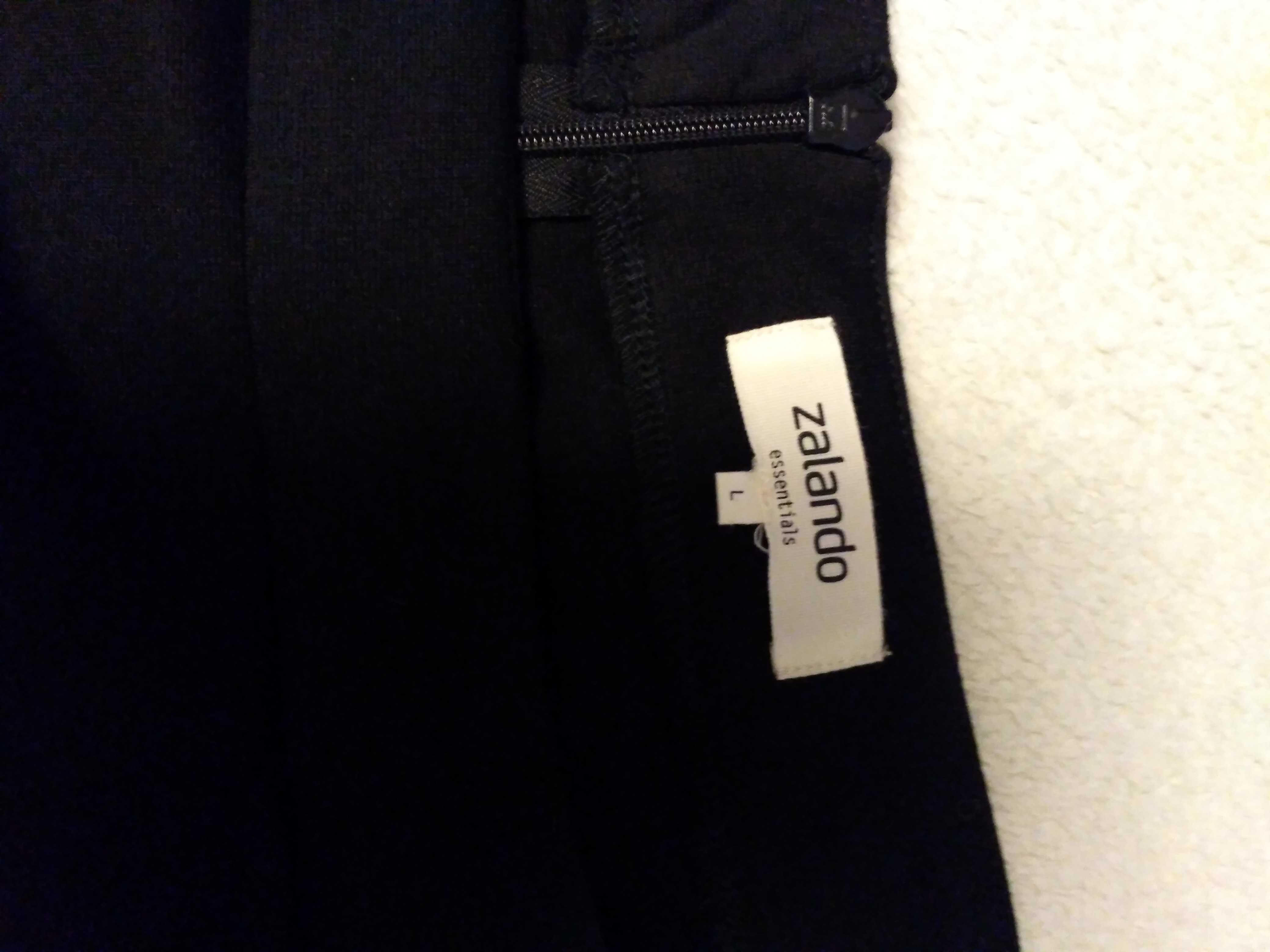 Czarna ołówkowa spódnica z kieszeniami Zalando L