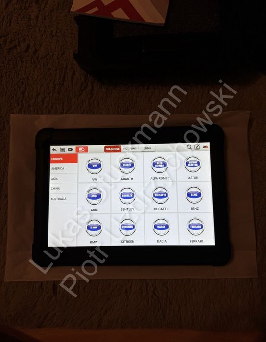 Skaner diagnostyczny tester ancel x6 polskie menu bluetooth vag bmw mb
