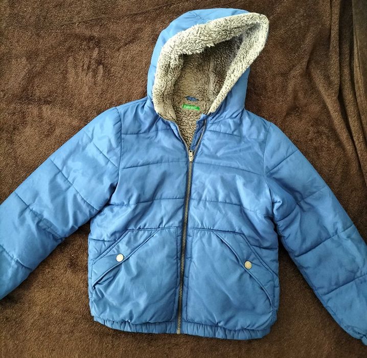 Kispo (casaco) azul Benetton criança 8-9 anos