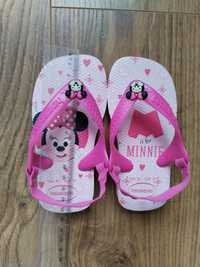Japonki sandały Havaianas dla dziewczynki 22 myszka  Minnie