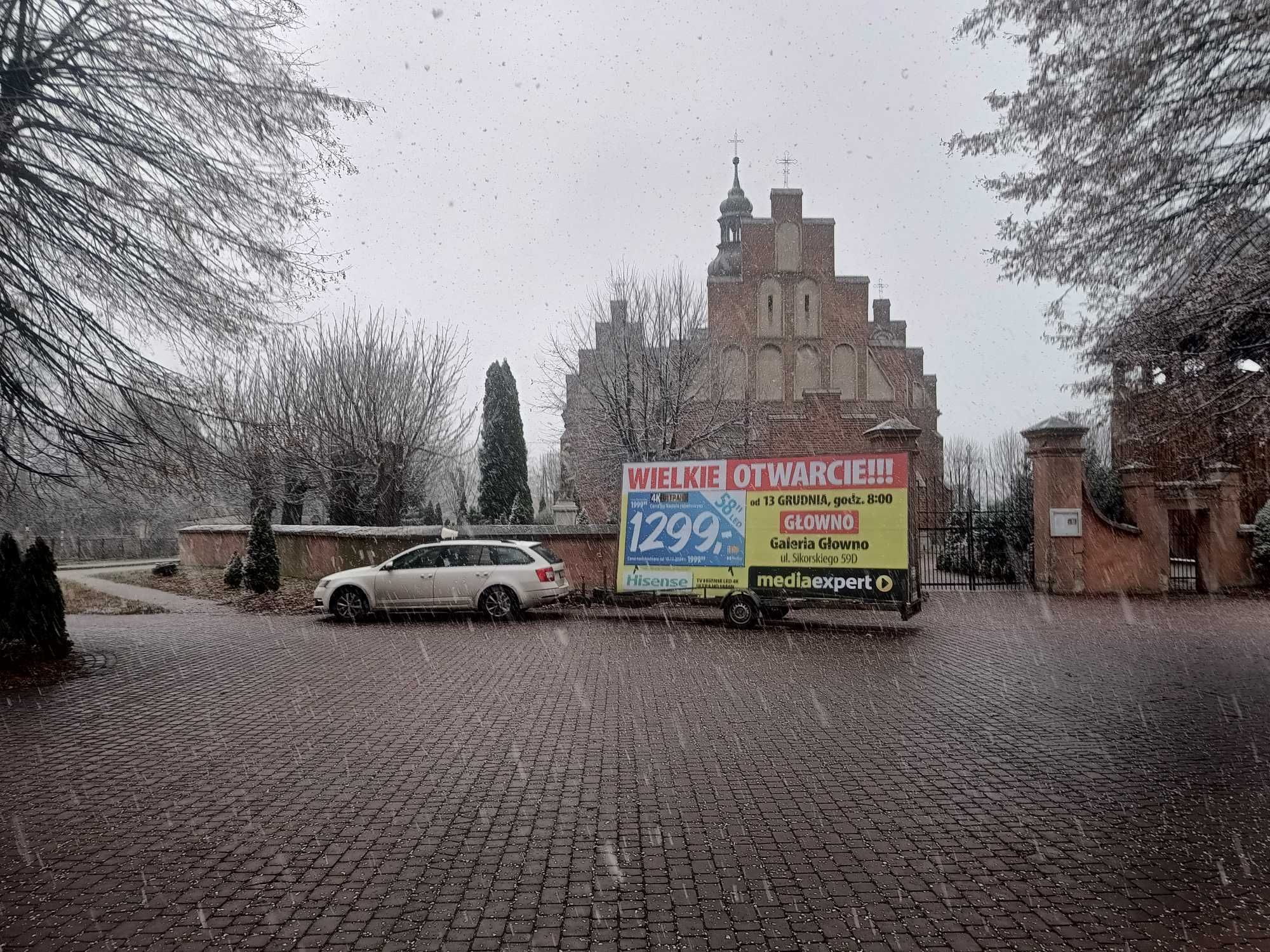 Reklama mobilna, przyczepy reklamowe z nagłośnieniem. PROFESJONALNIE