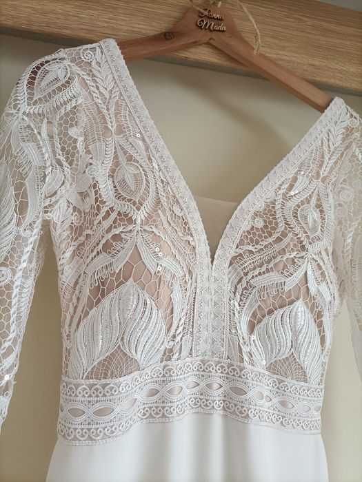 Suknia ślubna rybka