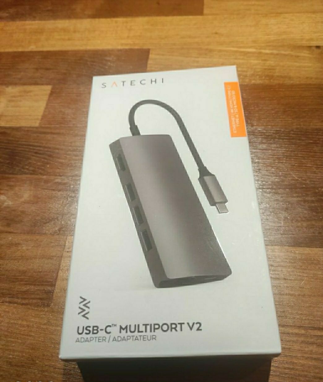 Adapter wielopiętrowy typu c z ethernet v2