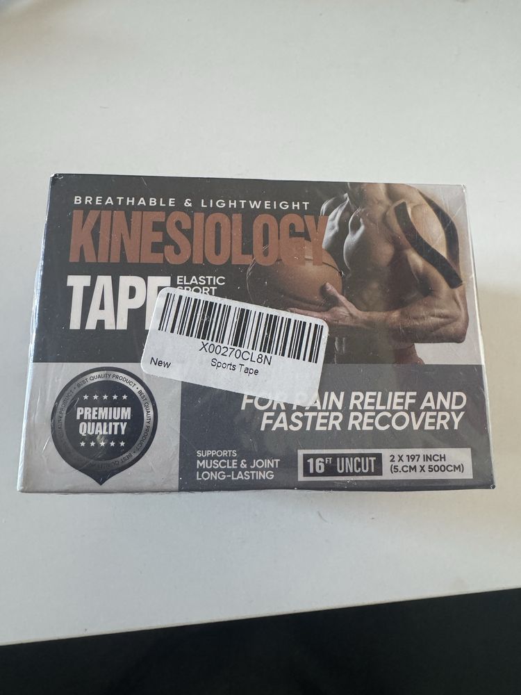Taśma tape kinesiology 5cm/500cm, fizjoterapeutyczna tasma