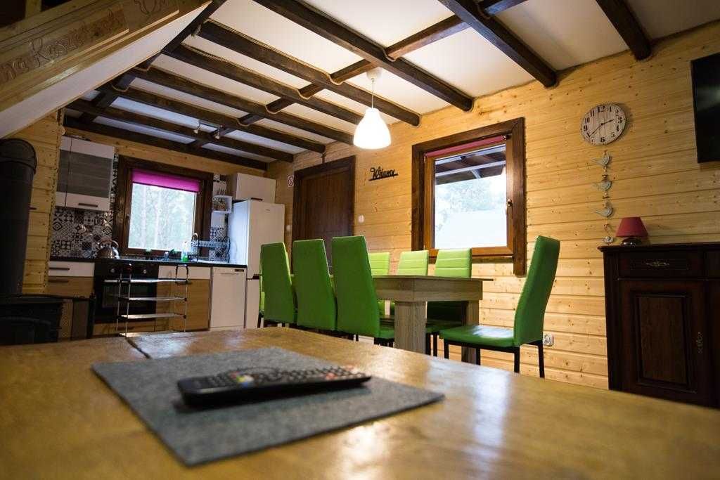 Domek JELENIÓWKA w LESIE - BASEN Bania Bilard KASZUBY jeziora Zaprasza