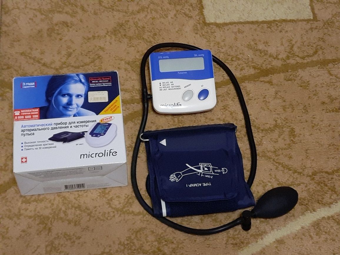 Прибор для измерения артериального давления  Microlife BP 3AG1