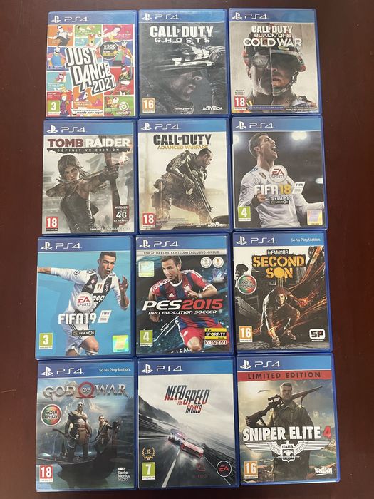 12 Jogos PlayStation 4