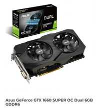 Asus GeForce GTX 1660 SUPER OC Dual 6GB GDDR6