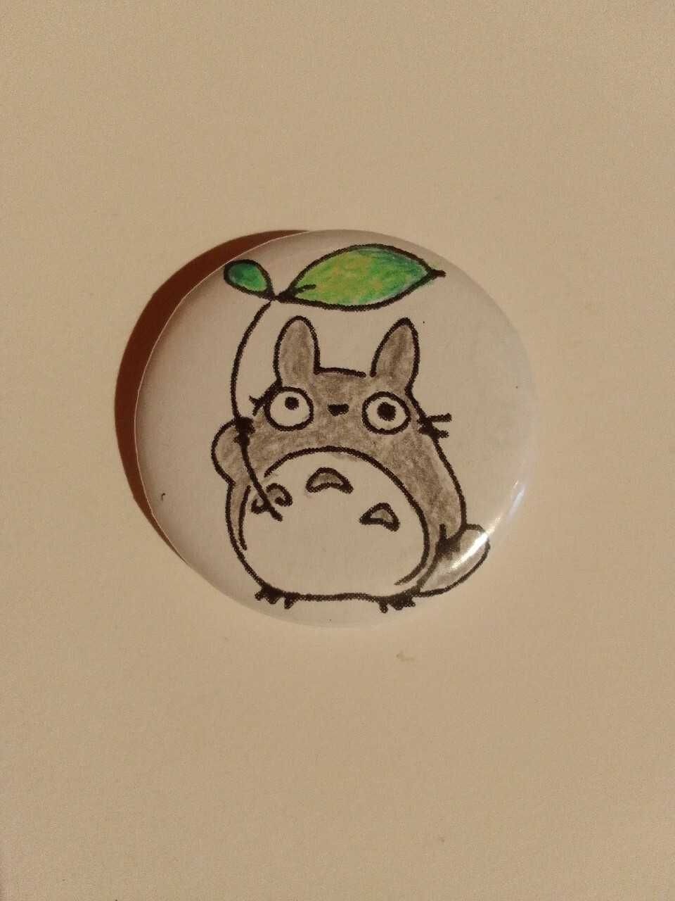 Przypinka Broszka My neighbor Totoro Ghibli Anime Handmade Rękodzieło