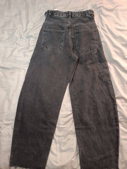 Чорні джинси беггі