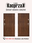 Drzwi KACPRZAK 90x200 Drzwi Zewnętrzne Swing Orzech