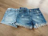 Krótkie spodenki jeansowe * F&F * Roz. 140 cm*