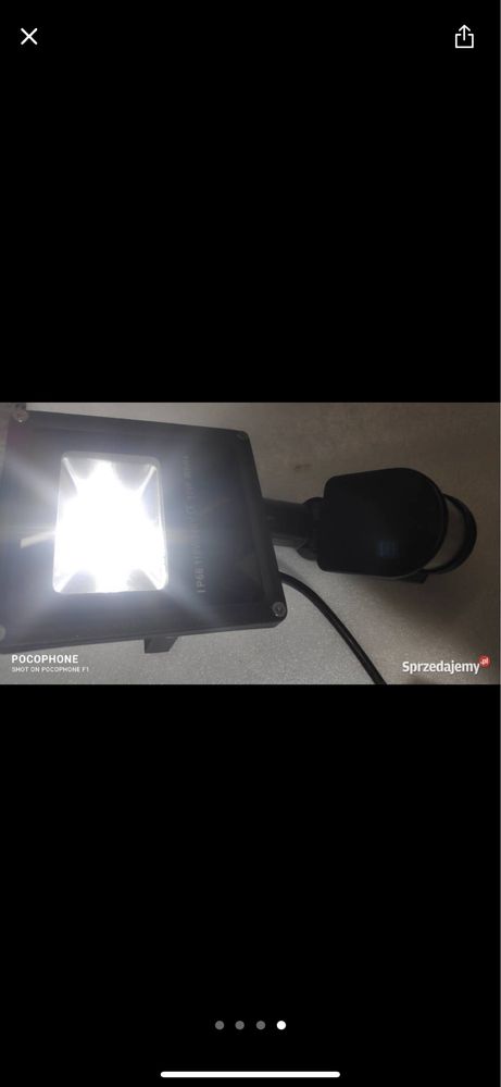 Lampa ogrodowa sensor ruchu automatycznym  10W IP66