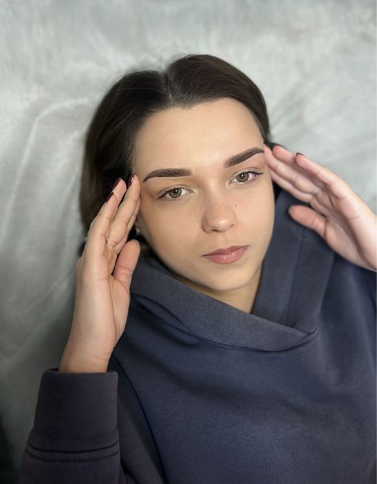 Перманентный макияж, татуаж, пудровые брови, татуаж губ