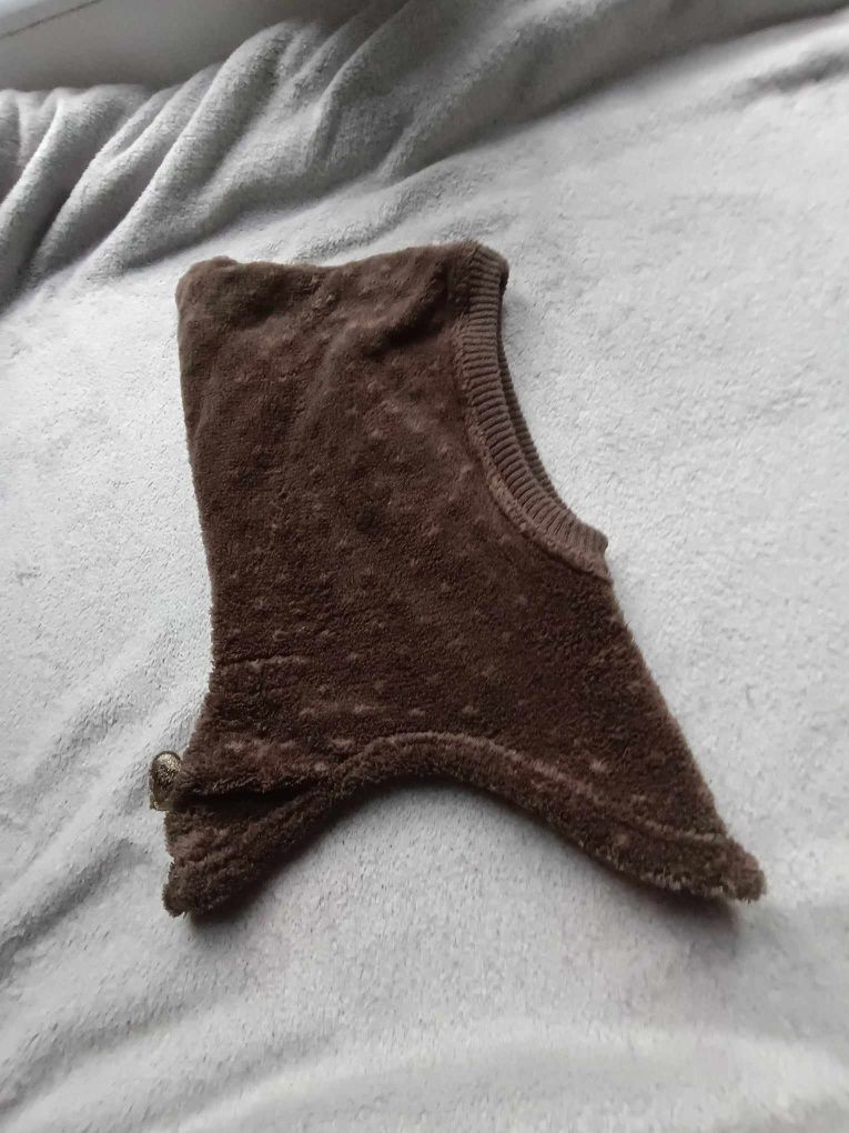 Kominiarka zimowa 52, czapka brązowa
