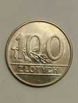 Sprzedam monetę Polska 100 złotych 1990r. piękny stan