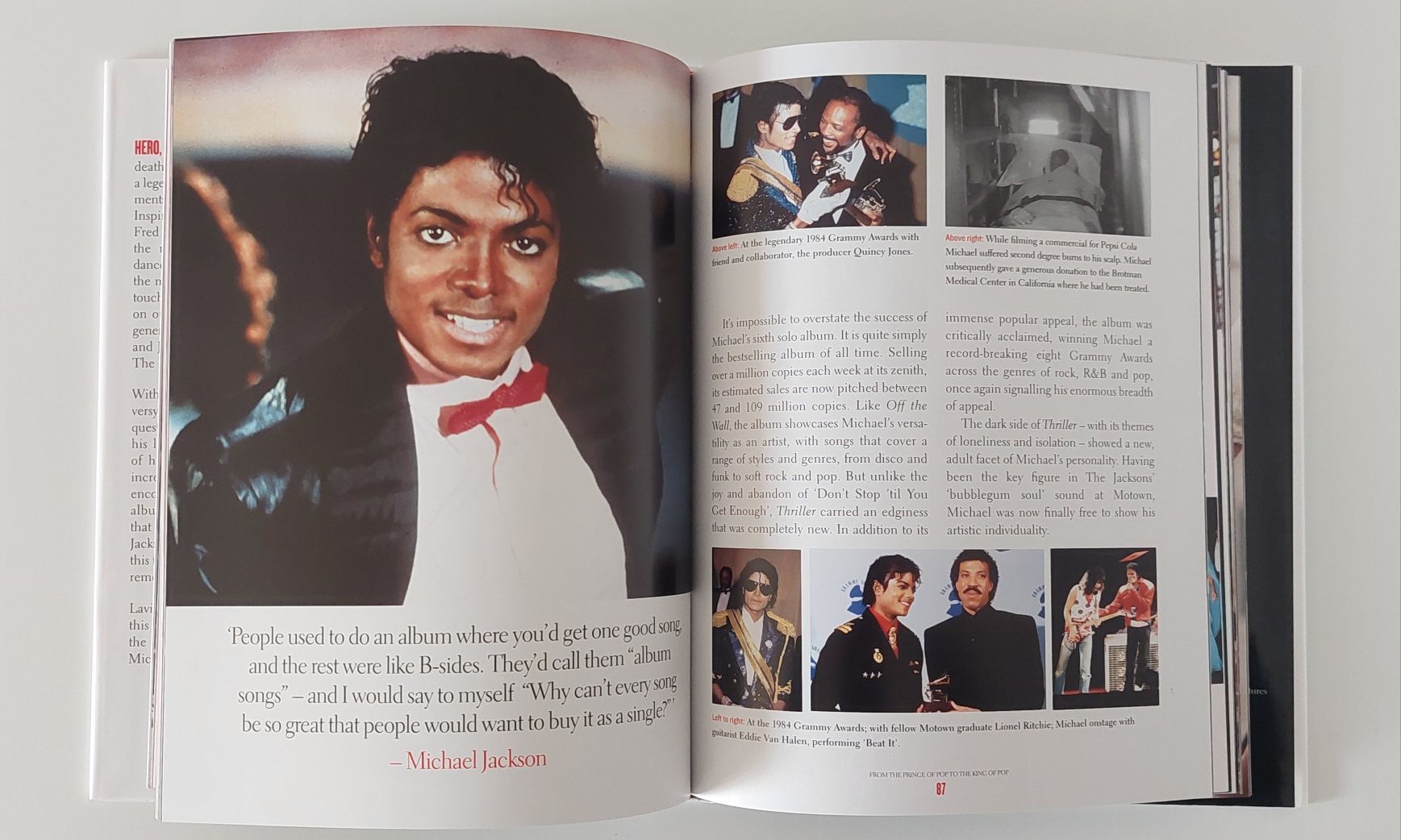 Livro Michael Jackson - A TRIBUTE TO THE KING OF POP