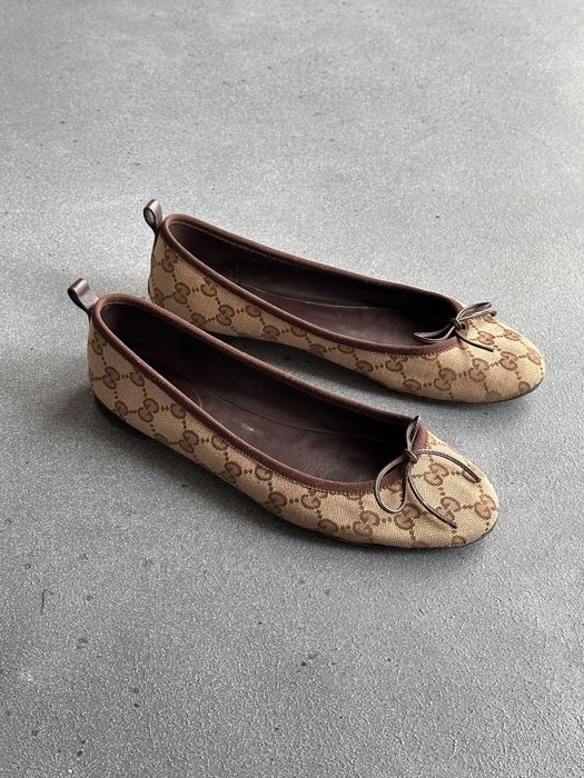Балетки туфлі Gucci Монограмні вживані розмір 39