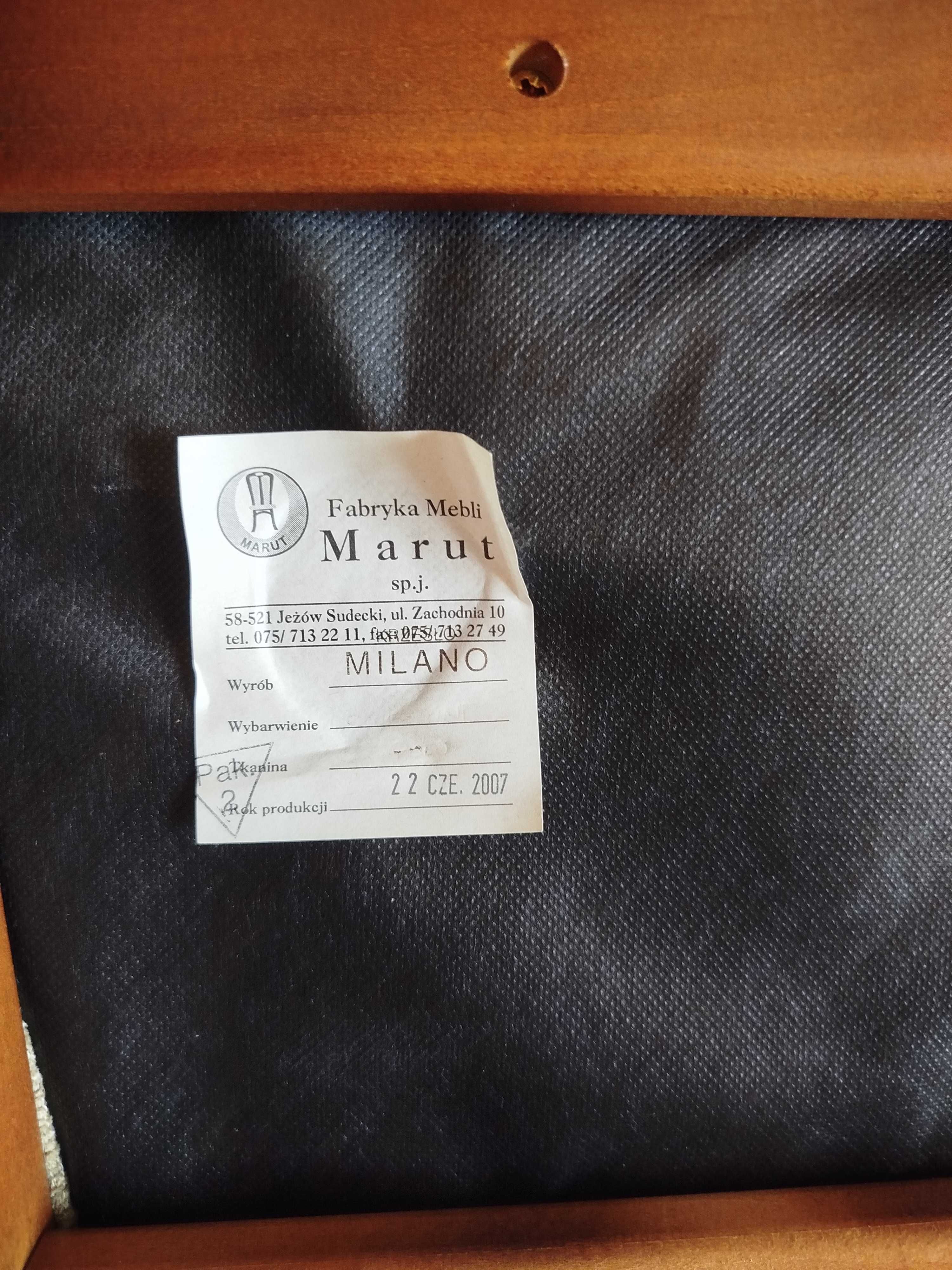 Piękny rozkładany stół 150/90  plus 6 krzeseł