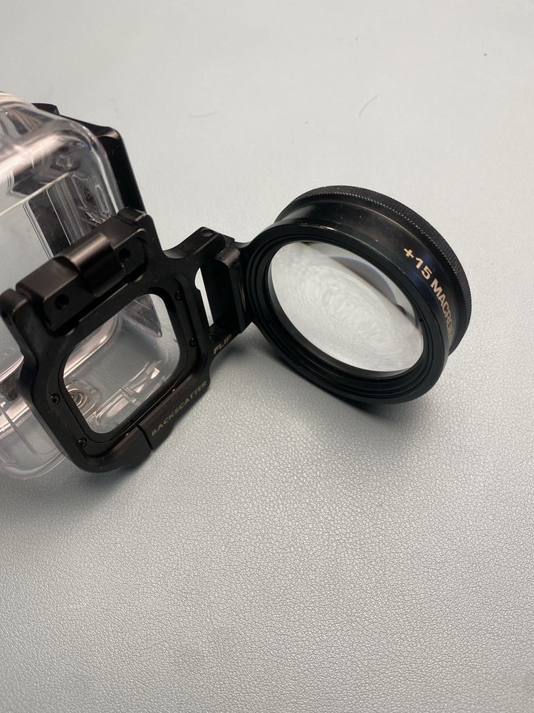 Backscatter - gopro - lente macro