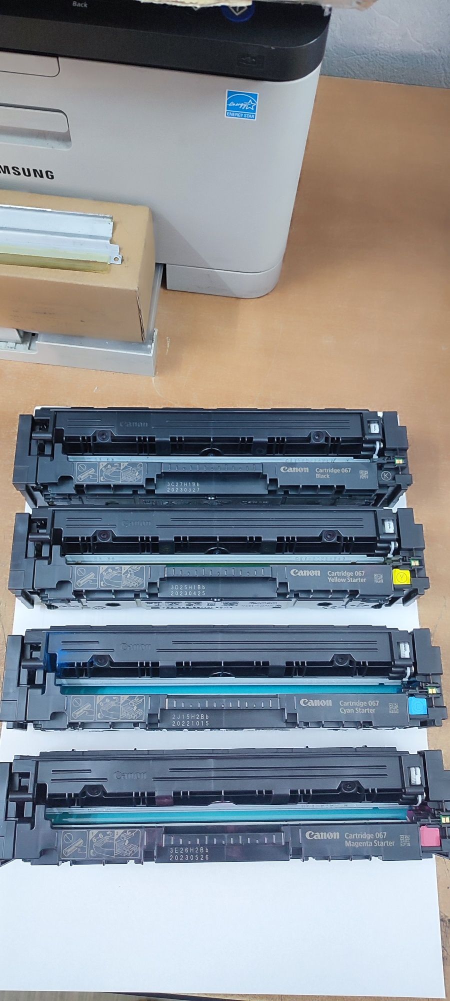 Картридж Canon 067 W2210 W2211 W2212 W2213 оригінал з чіпом